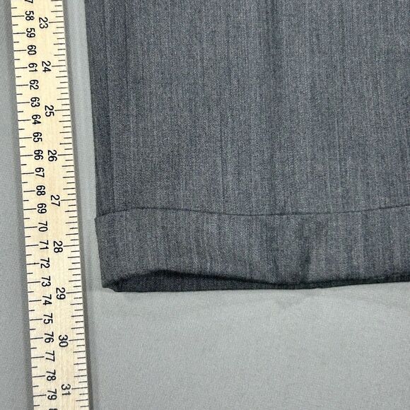 Brooks Brothers Pants Men's Gray 37x30 Preppy Casual Cuffed Chino 1818 Madison - Picture 8 of 14